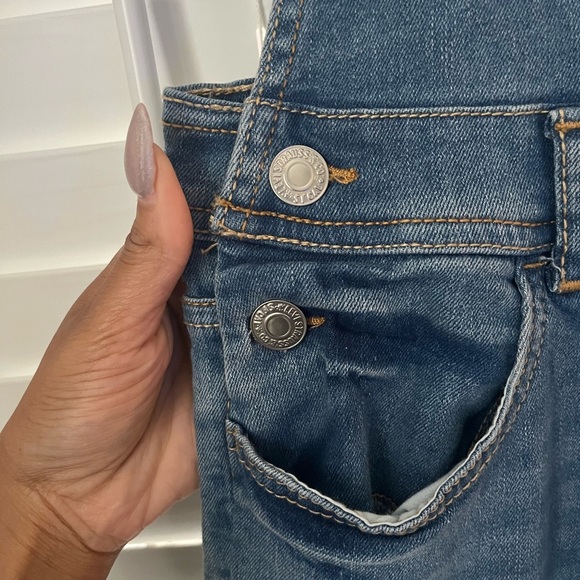 Levi’s Kids/Juniors Blue Denim Overalls - Picture 5 of 6
